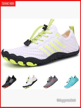 Women's Athletic Water Shoes Wide Toe Box Zero Drop Sole Lightweight